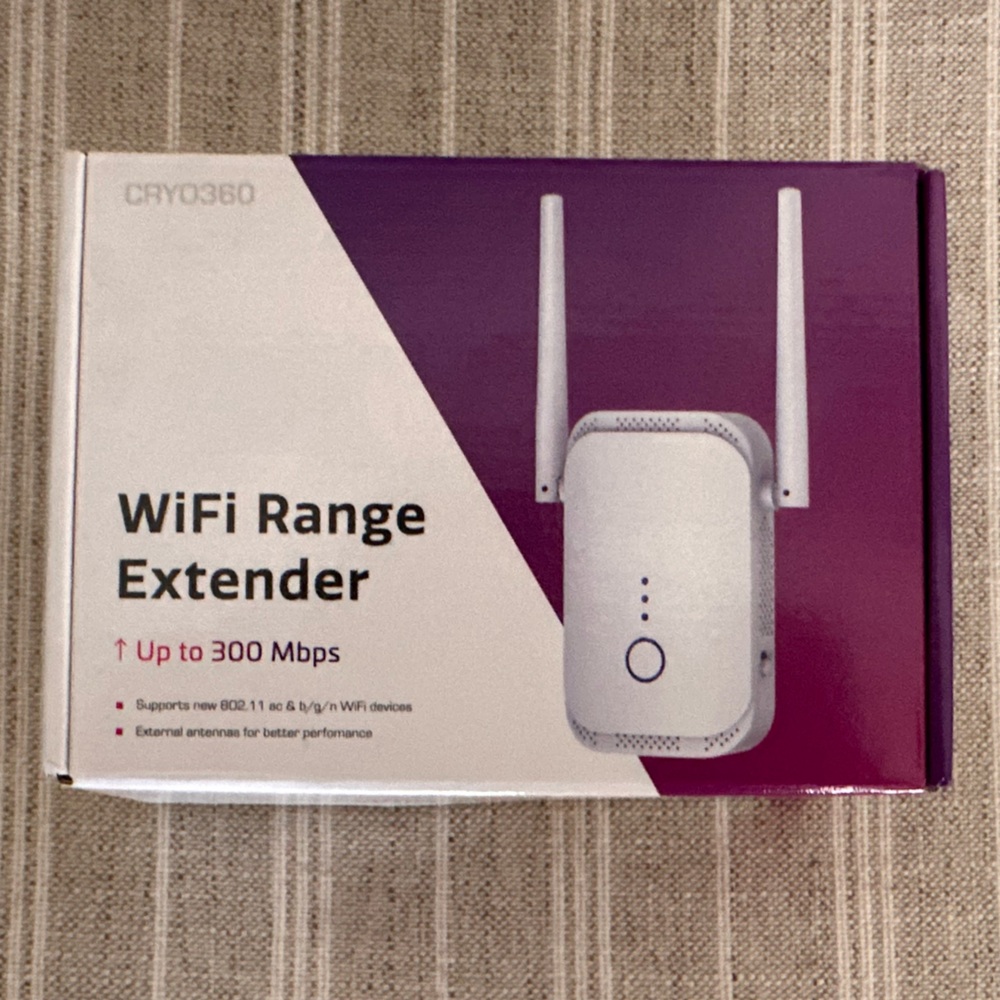 Cryo360 Model N300 WiFi Range Extender